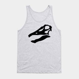 Diplodocus skull - black Tank Top